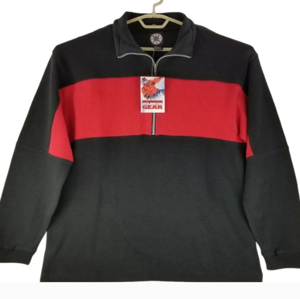 Marlboro Unlimited quarter zip sweater vintage size XL NWT